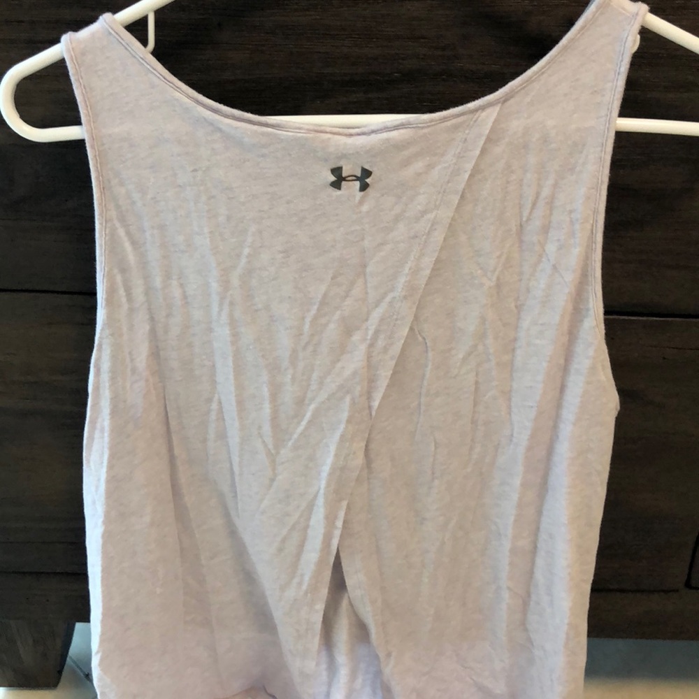 Under armour tie back tank